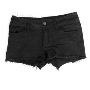 No Boundaries Black Shorts
